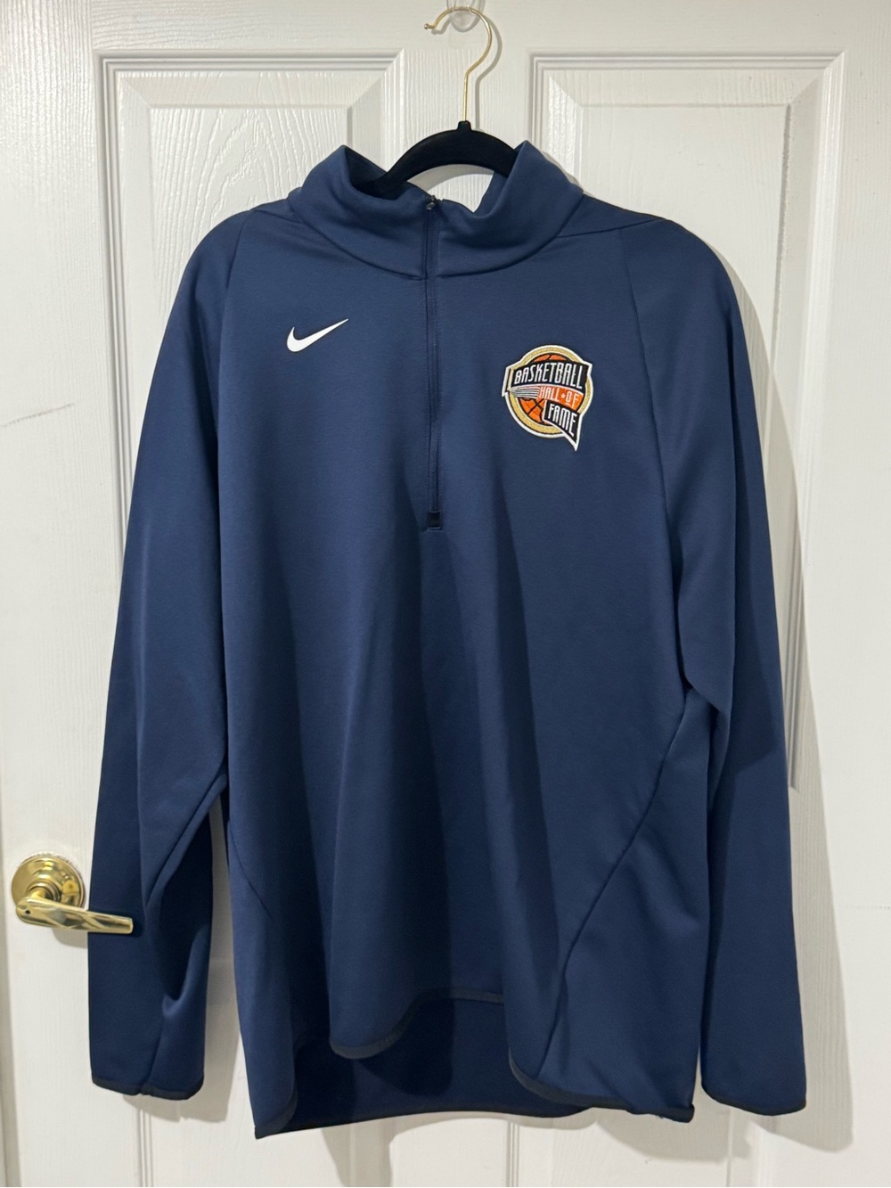 BHOF Nike Men's Navy Quarterzip